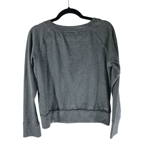 Adidas Womens Climawarm Grey Pullover Sweatshirt Size S - Picture 2 of 5